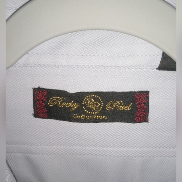 Rocky Patel Collection Long Sleeve Button Up Dress Shirt Size Large - Picture 2 of 5